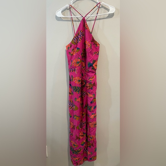 Farm Rio Halter Slim Midi Dress - Picture 5 of 7